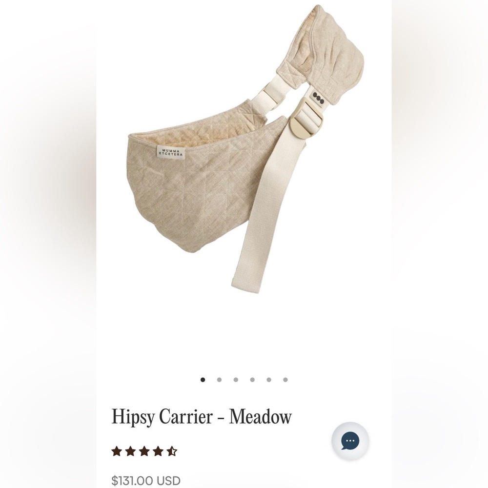 Mumma Etc. baby/toddler hip carrier (Australian brand)